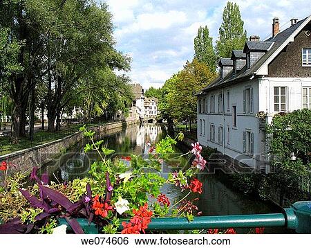 Strasbourg. Alsace, France View Large Photo Image Stock Photograph - Strasbourg. Alsace, France. Fotosearch
