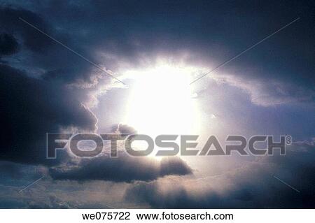 SUNBEAMS THROUGH. CLOUDS View Large Photo Image Stock Image - SUNBEAMS THROUGH. CLOUDS. Fotosearch