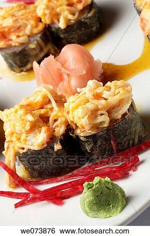 Tempura Roll View Large Photo Image Stock Photograph - Tempura Roll. Fotosearch