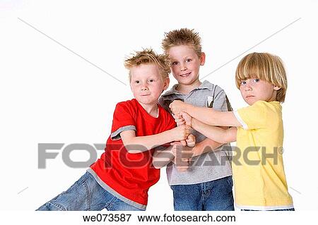 Three boys View Large Photo Image Stock Photo - Three boys. Fotosearch