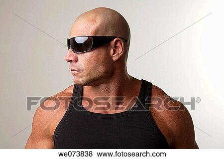 Tough strong man in his 30s View Large Photo Image Stock Photo - Tough strong man in his 30s. Fotosearch
