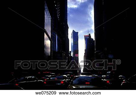 TRAFFIC TIMES SQUARE MIDTOWN. MANHATTAN NEW YORK. USA View Large Photo Image Stock Photo - TRAFFIC TIMES SQUARE MIDTOWN. MANHATTAN NEW YORK. USA. Fotosearch