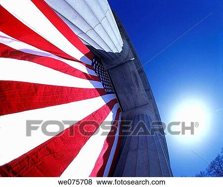 UNITED STATES FLAGS AND. STONE COLUMN View Large Photo Image Stock Photo - UNITED STATES FLAGS AND. STONE COLUMN. Fotosearch
