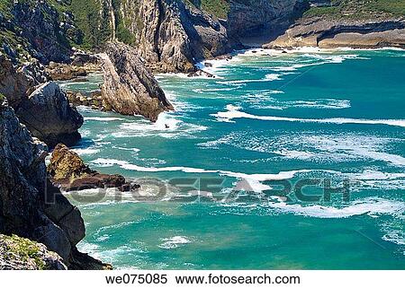 View from Paseo de San Pedro, Llanes. Asturias, Spain. View Large Photo Image Stock Photography - View from Paseo de San Pedro, Llanes. Asturias, Spain.. Fotosearch