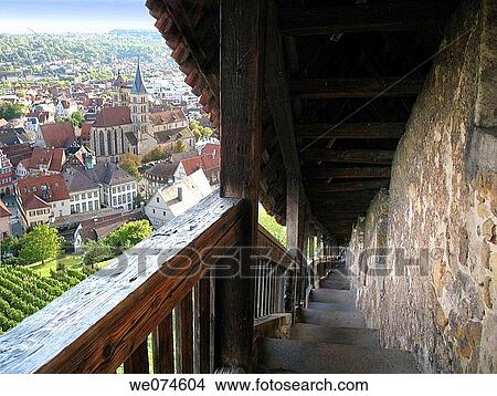 View over Esslingen. Baden-Wurttemberg, Germany View Large Photo Image Picture - View over Esslingen. Baden-Wurttemberg, Germany. Fotosearch