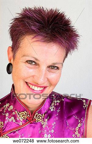 Woman in Chinese dress View Large Photo Image Stock Photo - Woman in Chinese dress. Fotosearch