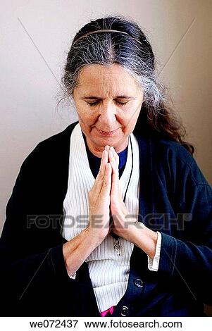Woman Praying View Large Photo Image Stock Photo - Woman Praying. Fotosearch