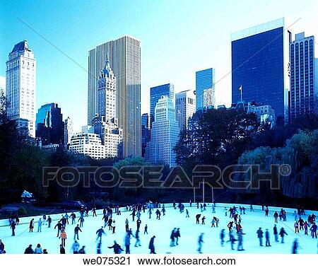 WOOLMAN ICE RINK. CENTRAL PARK SOUTH. MIDTOWN MANHATTAN. NEW YORK. USA View Large Photo Image Stock Image - WOOLMAN ICE RINK. CENTRAL PARK SOUTH. MIDTOWN MANHATTAN. NEW YORK. USA. Fotosearch