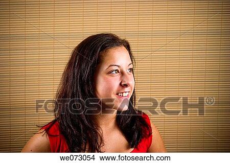 Young teenage girl posing. View Large Photo Image Picture - Young teenage girl posing.. Fotosearch