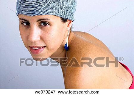 Young woman View Large Photo Image Stock Photo - Young woman. Fotosearch