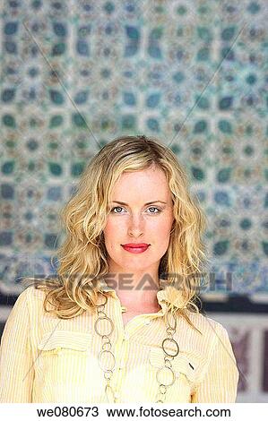 Stock Image - 30 year old woman. Fotosearch