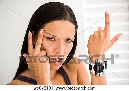 angry, brunette, black, Bad mood, accessory View Large Photo Image Stock Image - angry, brunette, black, Bad mood, accessory. Fotosearch