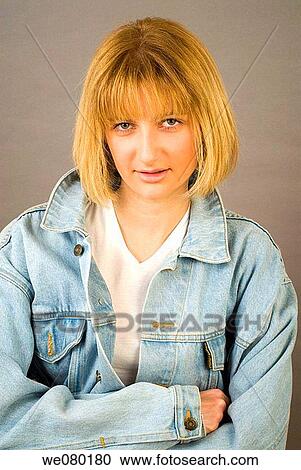 arms folded, blond, Arms crossed View Large Photo Image Stock Image - arms folded, blond, Arms crossed. Fotosearch