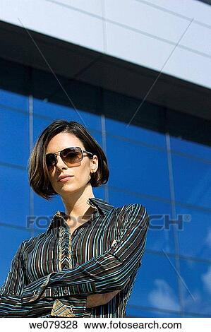arms folded, brunette, arrogant, arrogance, Arms crossed View Large Photo Image Stock Photo - arms folded, brunette, arrogant, arrogance, Arms crossed. Fotosearch