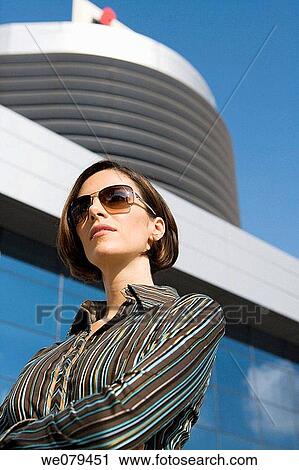 arms folded, business, building, brunette, Arms crossed View Large Photo Image Stock Image - arms folded, business, building, brunette, Arms crossed. Fotosearch