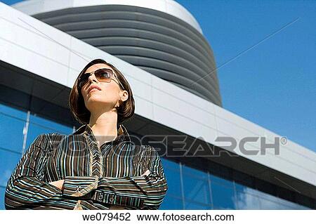 arms folded, business, building, brunette, Arms crossed View Large Photo Image Stock Image - arms folded, business, building, brunette, Arms crossed. Fotosearch