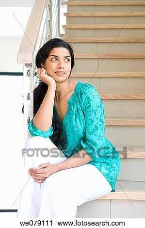 Asian, calm, at-home, absorbed View Large Photo Image Stock Image - Asian, calm, at-home, absorbed. Fotosearch