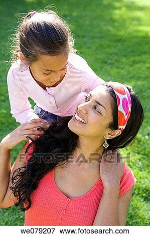 Asian, child, bonding, bond, affection View Large Photo Image Stock Photo - Asian, child, bonding, bond, affection. Fotosearch