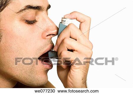 asthmatic, Close-up, black hair, asthma View Large Photo Image Stock Image - asthmatic, Close-up, black hair, asthma. Fotosearch