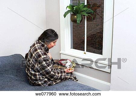 at-home, bedroom, bed, alarm-clock View Large Photo Image Stock Image - at-home, bedroom, bed, alarm-clock. Fotosearch