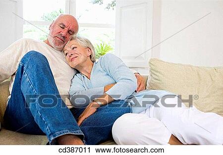 Stock Image - at-home, calm, bonding, bond, affection. Fotosearch