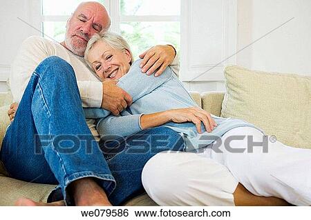 Stock Photograph - at-home, calm, bonding, bond, affection. Fotosearch