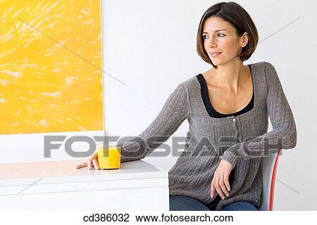 at-home, chair, absorbed View Large Photo Image Stock Image - at-home, chair, absorbed. Fotosearch