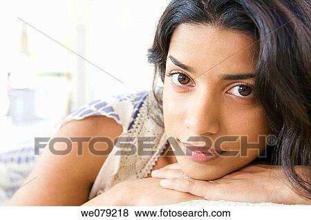 at-home, Close-up, calm, Asian View Large Photo Image Stock Photo - at-home, Close-up, calm, Asian. Fotosearch