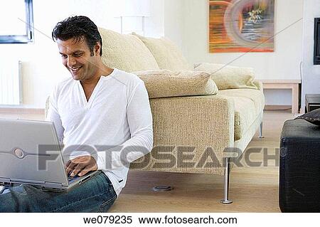 at-home, contemporary, computer, Asian View Large Photo Image Stock Photography - at-home, contemporary, computer, Asian. Fotosearch