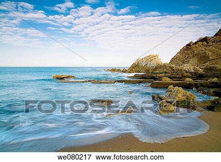 Azkorri beach. Biscay, Euskadi, Spain View Large Photo Image Stock Photo - Azkorri beach. Biscay, Euskadi, Spain. Fotosearch