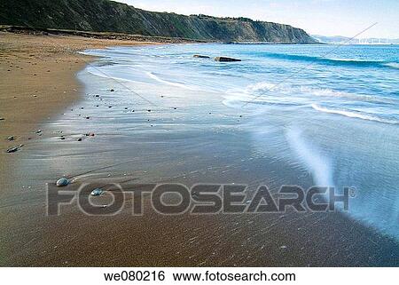 Azkorri beach. Biscay, Euskadi, Spain View Large Photo Image Stock Photograph - Azkorri beach. Biscay, Euskadi, Spain. Fotosearch