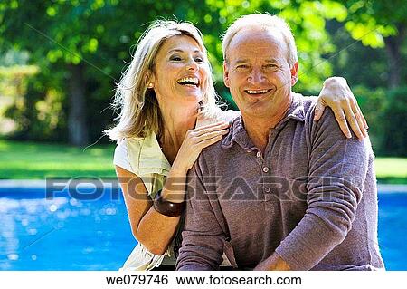 Stock Photograph - baby boomer, bonding, bond, affection. Fotosearch