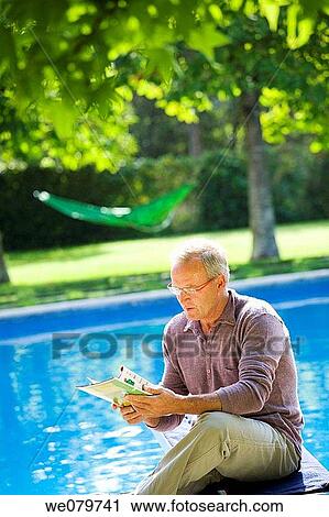 Stock Image - baby boomer, calm. Fotosearch