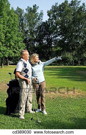 Stock Image - baby boomer, contemporary, couple. Fotosearch