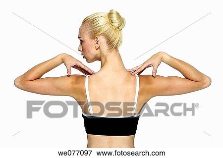 back view, blond, clipping path View Large Photo Image Stock Photo - back view, blond, clipping path. Fotosearch