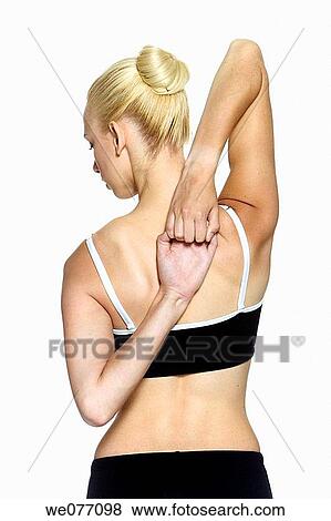 back view, blond, clipping path View Large Photo Image Stock Photo - back view, blond, clipping path. Fotosearch