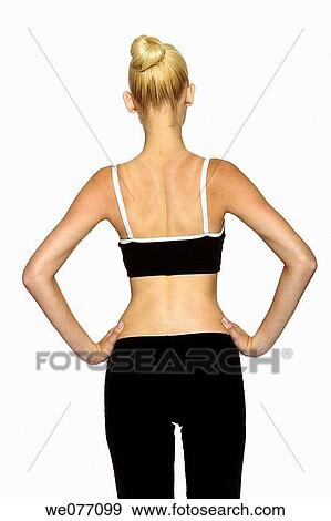 back view, blond, clipping path View Large Photo Image Stock Photo - back view, blond, clipping path. Fotosearch