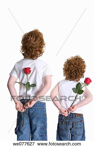 back view, boy, brother, child, childhood View Large Photo Image Stock Photo - back view, boy, brother, child, childhood. Fotosearch