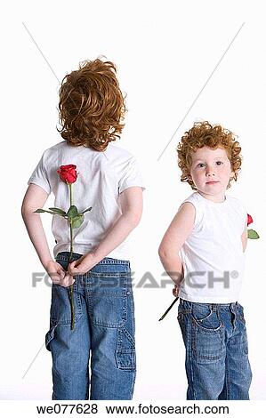 back view, boy, brother, child, childhood View Large Photo Image Stock Photo - back view, boy, brother, child, childhood. Fotosearch