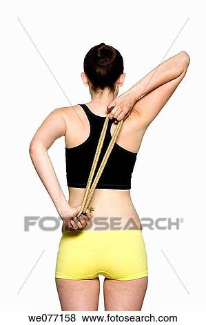 back view, brunette, clipping path View Large Photo Image Stock Photo - back view, brunette, clipping path. Fotosearch