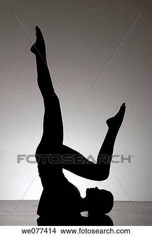 backlight, contemporary, exercise, Female View Large Photo Image Picture - backlight, contemporary, exercise, Female. Fotosearch