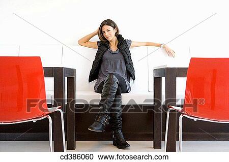 bar, bench, brunette View Large Photo Image Stock Image - bar, bench, brunette. Fotosearch