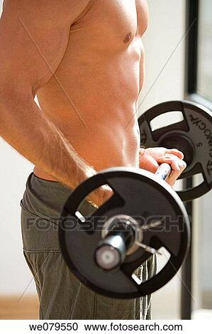 barbell, bodybuilder, body-building, contemporary View Large Photo Image Stock Image - barbell, bodybuilder, body-building, contemporary. Fotosearch