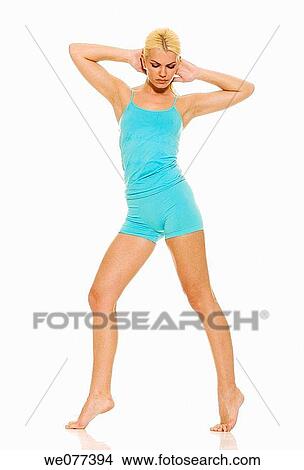 barefoot, beauty, blond, clipping path View Large Photo Image Picture - barefoot, beauty, blond, clipping path. Fotosearch