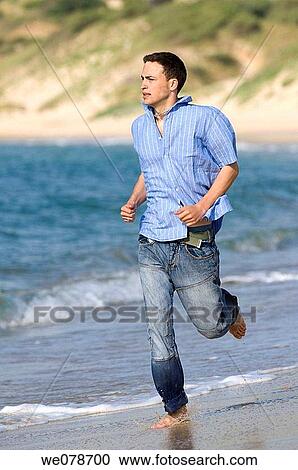 barefoot, black hair, beach, 20's View Large Photo Image Stock Image - barefoot, black hair, beach, 20's. Fotosearch