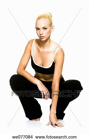 barefoot, blond, clipping path View Large Photo Image Picture - barefoot, blond, clipping path. Fotosearch