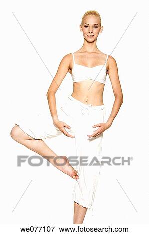 barefoot, blond, clipping path View Large Photo Image Stock Photo - barefoot, blond, clipping path. Fotosearch