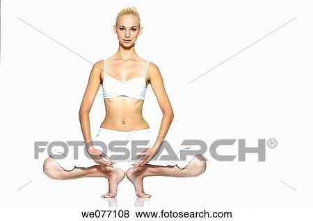 barefoot, blond, clipping path View Large Photo Image Stock Photo - barefoot, blond, clipping path. Fotosearch