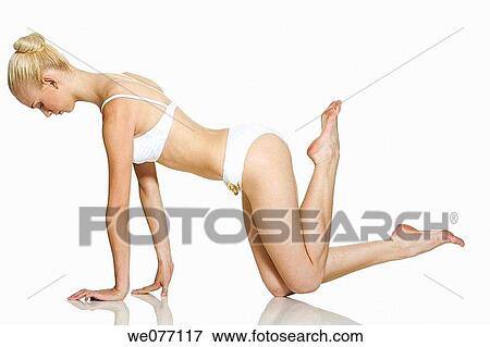 barefoot, blond, clipping path View Large Photo Image Stock Photo - barefoot, blond, clipping path. Fotosearch