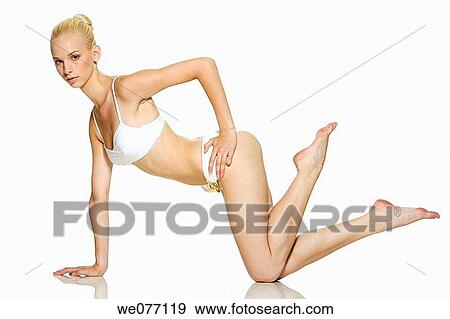 barefoot, blond, clipping path View Large Photo Image Stock Photo - barefoot, blond, clipping path. Fotosearch